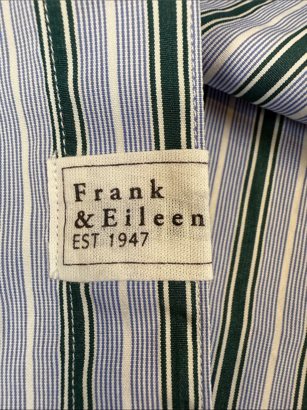 Frank & Eileen Button Down Barry Size Large Quiet Luxury Menswear Resort Preppy - Picture 5 of 8